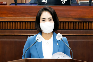 [NSP PHOTO]정영혜 김포시의원 인구 70만 실현 선제대응 요구