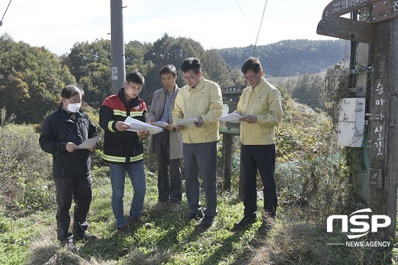 [NSP PHOTO]최훈식 장수군수·안호영 의원, 신광재 국가예산 발굴 현장 점검