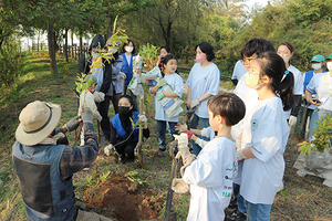 [NSP PHOTO]효성, 서울시민과 함께하는 나무심기 행사