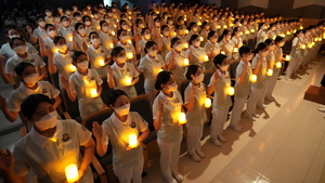 [NSP PHOTO]영진전문대 간호학과, 제36회 나이팅게일 선서식 개최