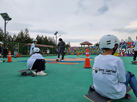 [NSP PHOTO]양양군, 해양레저스포츠 랜드서핑 교육 실시