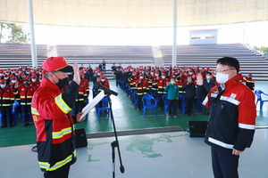 [NSP PHOTO]울진군, 가을철 산불 전문 예방진화대·감시원 발대식 개최