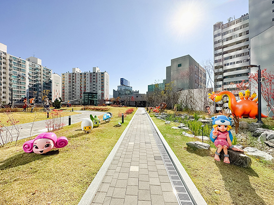[NSP PHOTO]넷마블 지타워에 넷마블 캐릭터 공원 오픈