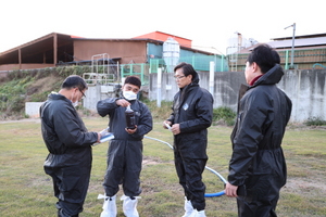 [NSP PHOTO]영암군, 축산악취 저감시설 사업장 점검