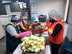 [NSP PHOTO]광명시, 김장철 맞아 새터마을 공유부엌 확대 운영