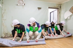 [NSP PHOTO]SH공사‧한국해비타트, 노숙인시설 주거환경개선 사회공헌활동 진행