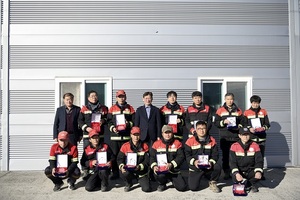 [NSP PHOTO]장수군, 산불지상진화 경연대회 최우수상 전수식