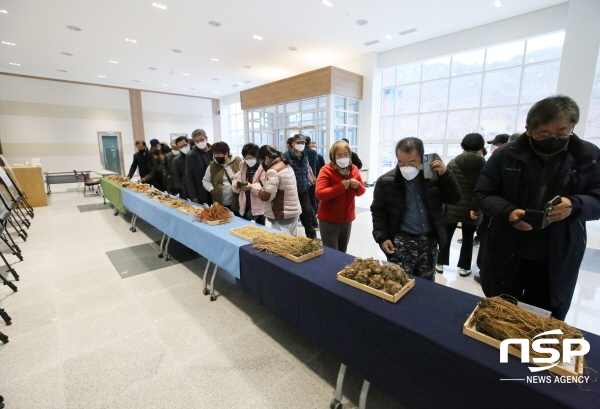 NSP통신-안동시농업기술센터는 지역 약용작물 다양화와 재배면적 확대를 통한 지역특화 품목 육성을 위해 약용작물 10개 분야 19개소에 대해 지난 6일 농업인과 함께 평가회를 개최했다. (안동시)