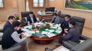 [NSP PHOTO]장흥군, 천관산 프로젝트 연구용역 중간보고회 개최