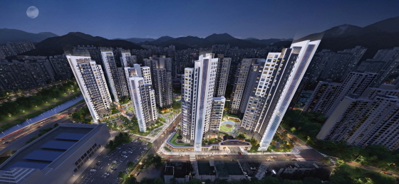 NSP통신-부산 반여3구역 재건축 단지 조감도 (DL이앤씨)