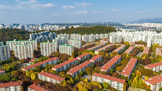 NSP통신-목동아파트 드론 전경 (양천구)