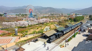 [NSP PHOTO]곡성군 섬진강 기차마을,  한국관광 100선 선정