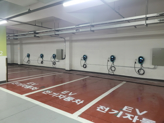 NSP통신-인천논현5단지에 설치된 전기자동차 충전기 (LH)