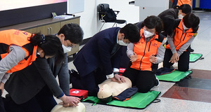 [NSP PHOTO]김병수 김포시장, CPR 및 AED 응급처치교육 실시