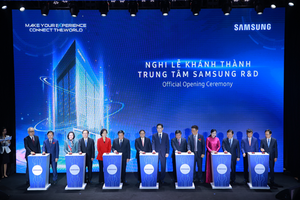 [NSP PHOTO]이재용 삼성 회장, 베트남 삼성R&D센터 준공식 참석…한·베트남 우호 협력 증진 기여