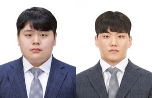 [NSP PHOTO]영암군, 대학생 천하장사 김민재와 남우혁 선수 영암군민속씨름단에 합류