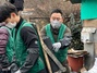 [NSP PHOTO]나눔천사 박상민·황기순, 설명절 앞서 저소득층에 연탄 1만 8천 장 기부