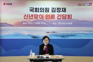 [NSP PHOTO]김정재 국회의원, 신년맞이 언론 간담회 개최