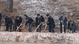 [NSP PHOTO]군산대, 캠퍼스 내 인공동굴 굴삭조사 개토제 성료