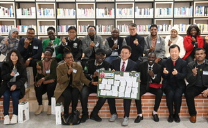 [NSP PHOTO]영남대 박정희새마을대학원 외국인 유학생들, 경북도에 감사 전해