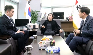 [NSP PHOTO]김가람 국힘 청년최고위원 후보, 도의회 국힘 대표단 접견