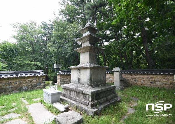 NSP통신-포항시는 13일 포항 법광사지 삼층석탑이 경상북도 지정문화재로 지정 고시됐다고 밝혔다. (포항시)