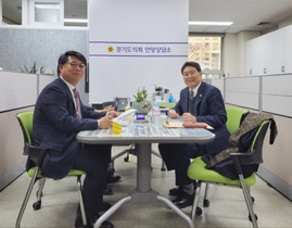 [NSP PHOTO]김재훈 도의원, 월남전참전자회 경기지부와 정담회 열어