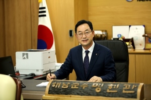 [NSP PHOTO]명현관 해남군수해남매일시장 친환경 녹색시장으로 활성화 모색