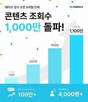 [NSP PHOTO]소프트스피어 메타브 오픈 9개월 만에 콘텐츠 조회수 1000만 돌파