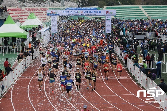[NSP PHOTO]군산새만금국제마라톤대회 4월9일 개최...내달 26일까지 접수