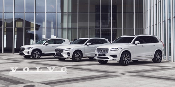 NSP통신-볼보자동차 XC 레인지 3종(왼쪽부터 XC40, XC60, XC90) (볼보자동차)