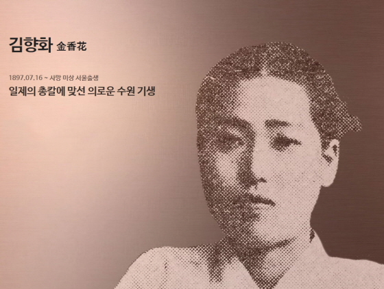 NSP통신-수원시 명예의 전당 홈페이지에 헌액된 김향화. (수원시)