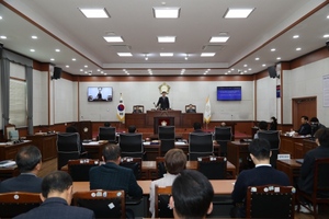 [NSP PHOTO]장흥군의회, 10일 제280회 임시회 폐회