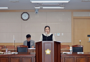[NSP PHOTO]김보라 시의원,  광양시 교통안전 증진을 위한 조례 일부개정조례안 발의