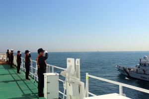[NSP PHOTO]여수 해경교육원, 제247기 신임경찰 바다로함 승선 첫 항해실습