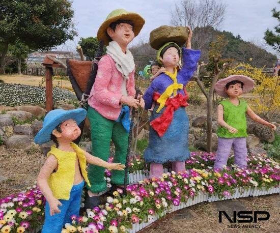 NSP통신- (사진 = 농업기술센터 봄꽃 전시)