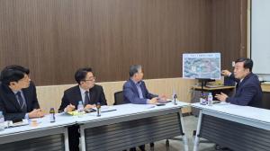 [NSP PHOTO]김성제 의왕시장, 백운호수 초중통합학교 설립 간담회 참석