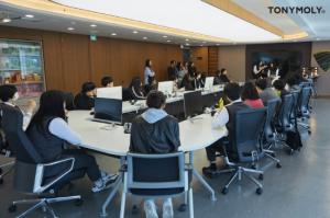 [NSP-PHOTO]토니모리, 근명고 학생들을 위한 체험의 장 마련