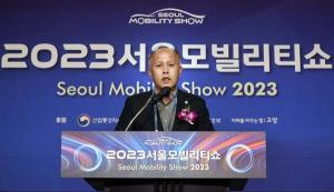 [NSP PHOTO]이용우 국회의원, 서울모빌리티쇼 개막식서 글로벌 전기차 생산 강국 도약 약속
