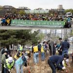 [NSP PHOTO]용산 드래곤즈, 식목일 기념 나무 식재 봉사활동 진행