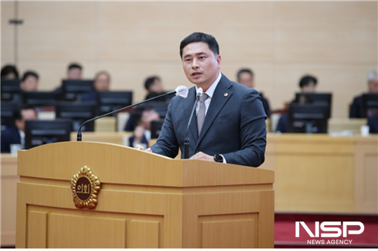 NSP통신-임형석 도의원 전라남도교육청 교육행정 질문 (사진 = 전라남도의회)