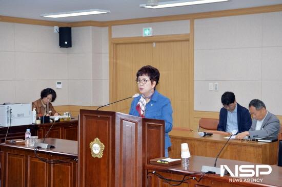 NSP통신-김정임 의원, 광양시 생존수영교육 지원 조례안 (사진 = 광양시의회)