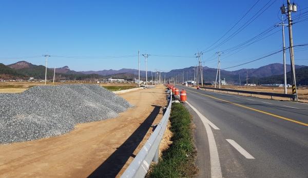 NSP통신-국도 23호선 시설 개선공사. (사진 = 장흥군)