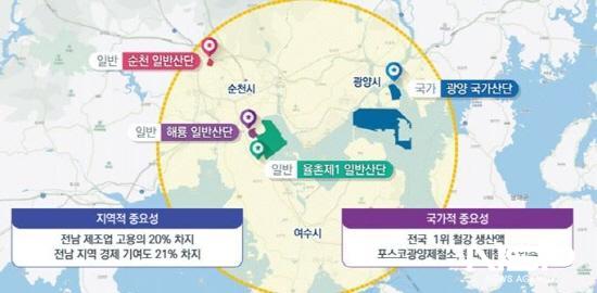 NSP통신-2024년 노후거점산업단지 경쟁력강화사업지구 공모사업 광양국가산단 거점으로 한 율촌제1·해룡·순천산단이 후보지 선정 (이미지 = 광양시청)