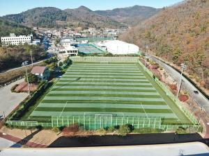 [NSP PHOTO]완도군, 전남체전 앞두고 경기장 개보수 등 준비 착착