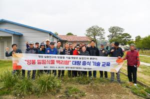 [NSP PHOTO]영주시, 백리향 대량 증식 시험과 연계 기술교육 실시