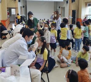 [NSP PHOTO]예천군, 유치원·초등학생 찾아가는 구강보건교육 진행