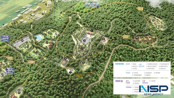NSP통신-완도군 산림복지단지 조감도 (사진 = 완도군)