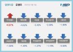 [NSP PHOTO][업앤다운]은행주 하락…카카오뱅크↑·제주은행↓
