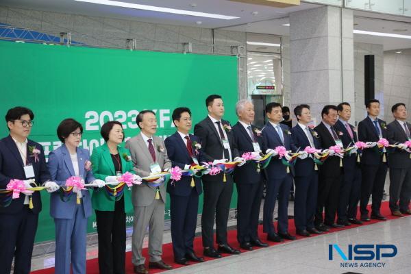 NSP통신-2023 KFA프랜차이즈 창업박람회 가 대구 엑스코에서 11일 개막됐다. (사진 = 대구 엑스코)